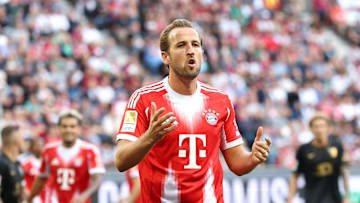 Harry Kane made his 100th appearance for Bayern Munich on Saturday.