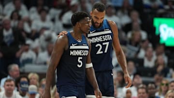 Anthony Edwards, Rudy Gobert, Minnesota Timberwolves