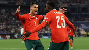 Nuno Mendes a été passeur décisif pour CR7 face à l'Allemagne. 