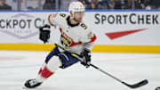 Florida Panthers forward Sam Bennett skates against the Toronto Maple Leafs.