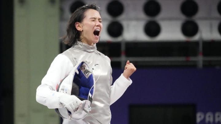 Lee Kiefer became the first U.S. woman to win consecutive Olympic gold medals in fencing.