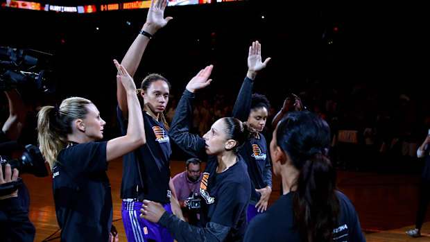Diana Taurasi and Penny Taylo