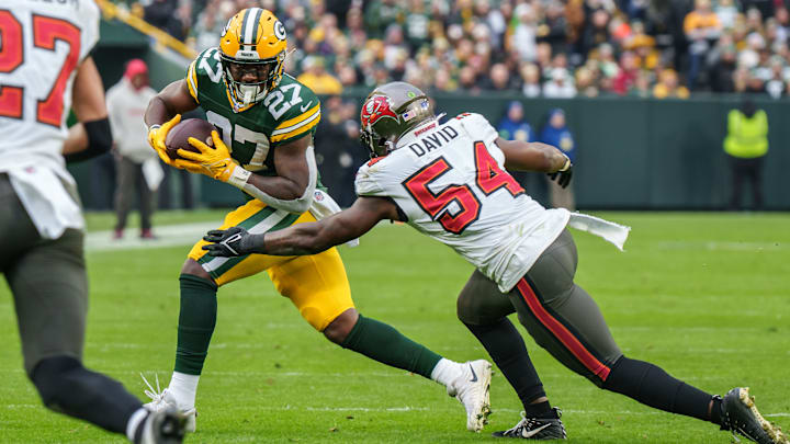 Green Bay Packers linebacker Quay Walker could end up as a potential Lavonte David replacement for the Tampa Bay Buccaneers. 