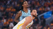 Morant and the Grizzlies lost 121-116 to Curry and the Warriors on Tuesday night.