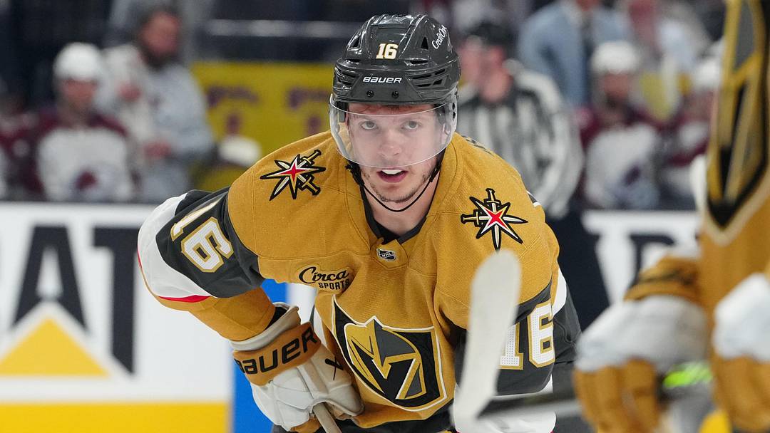 Dorofeyev during game 4 of the Western Conference Finals against the Avalanche.