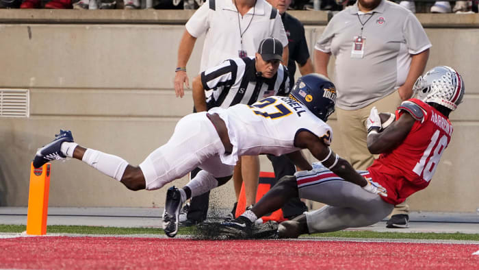 Toledo cornerback Quinyon Mitchell