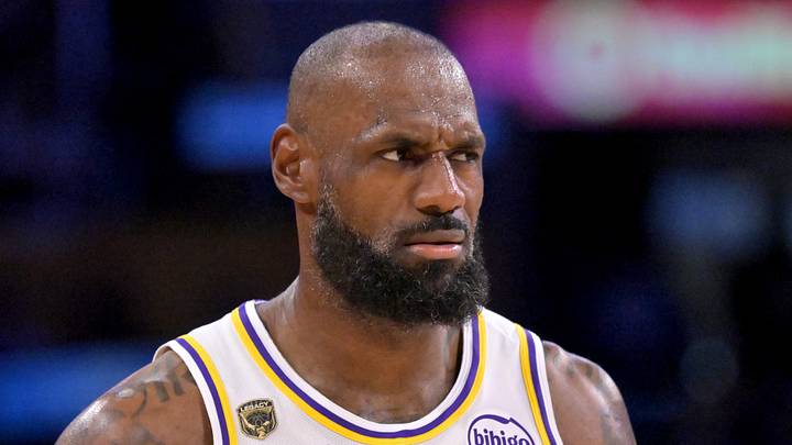 Former Los Angeles Lakers forward LeBron James (23).
