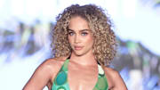 Jasmine Sanders walks the runway for the Sports Illustrated Swimsuit Runway Show