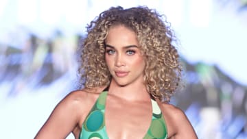 Jasmine Sanders walks the runway for the Sports Illustrated Swimsuit Runway Show