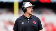 Louisville tight ends coach Ryan Wallace