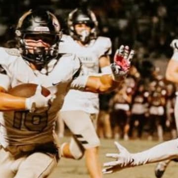 Corey Simms rushed for 1,590 yards in 2024 for Mitchell (Florida)