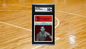 The first SGC 61-62 Fleer Chamberlain 10