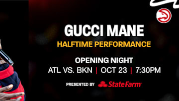 Gucci Mane to Perform at Halftime of Atlanta Hawks Season Opener vs the Brooklyn Nets Next Wednesday