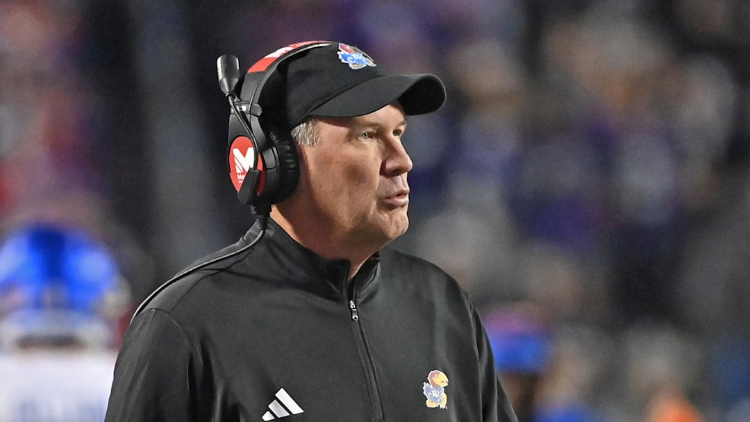 Kansas football head coach Lance Leipold