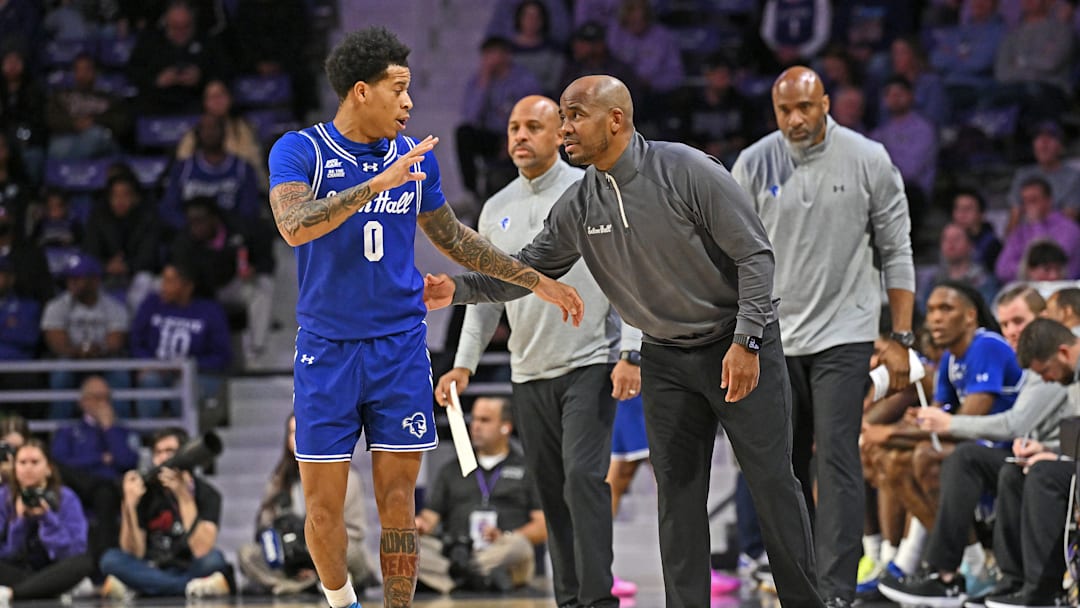 Head coach Shaheen Holloway of Seton Hall