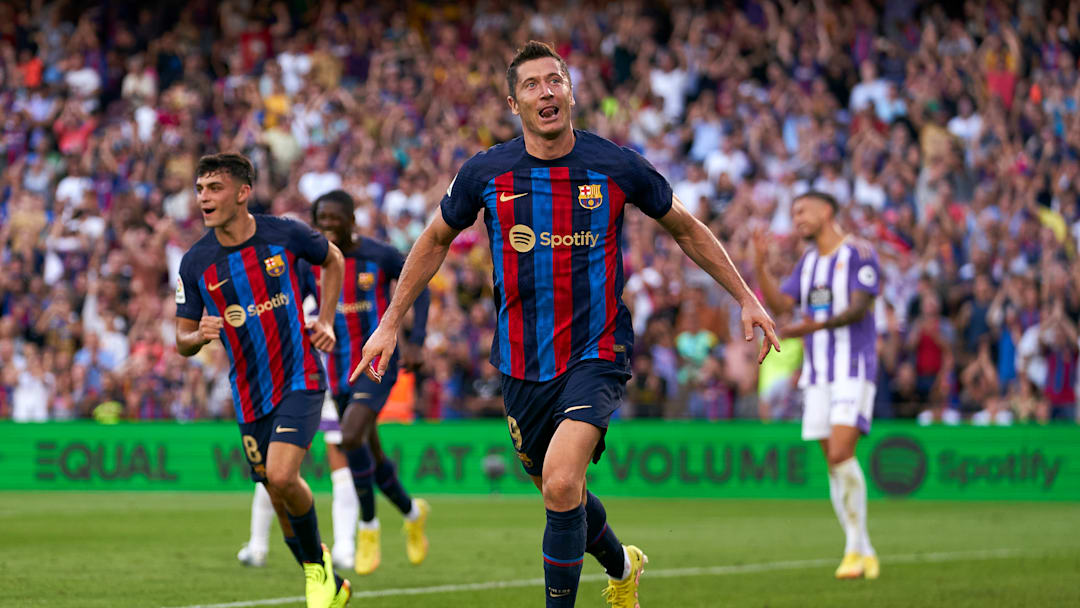 Lewandowski celebrates