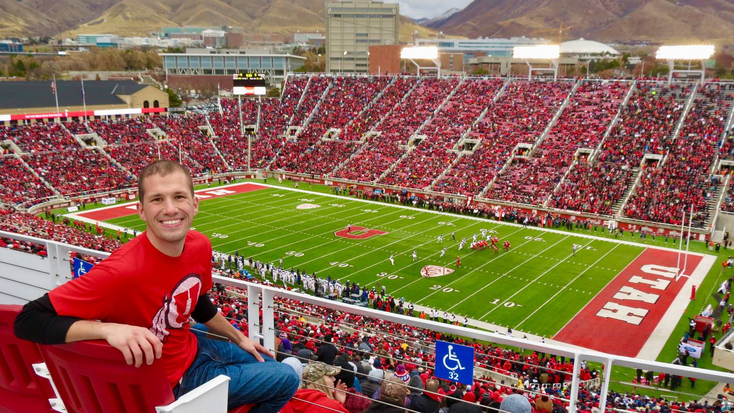 College Football Tour visits Utah and Rice-Eccles Stadium
