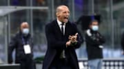 Allegri on the touchline