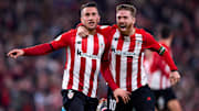 Berenguer (left) netted a late winner