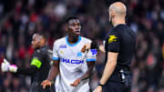 Ismaïla Sarr hors-jeu lors de OM-Atalanta