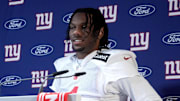  New York Giants wide receiver Malik Nabers  