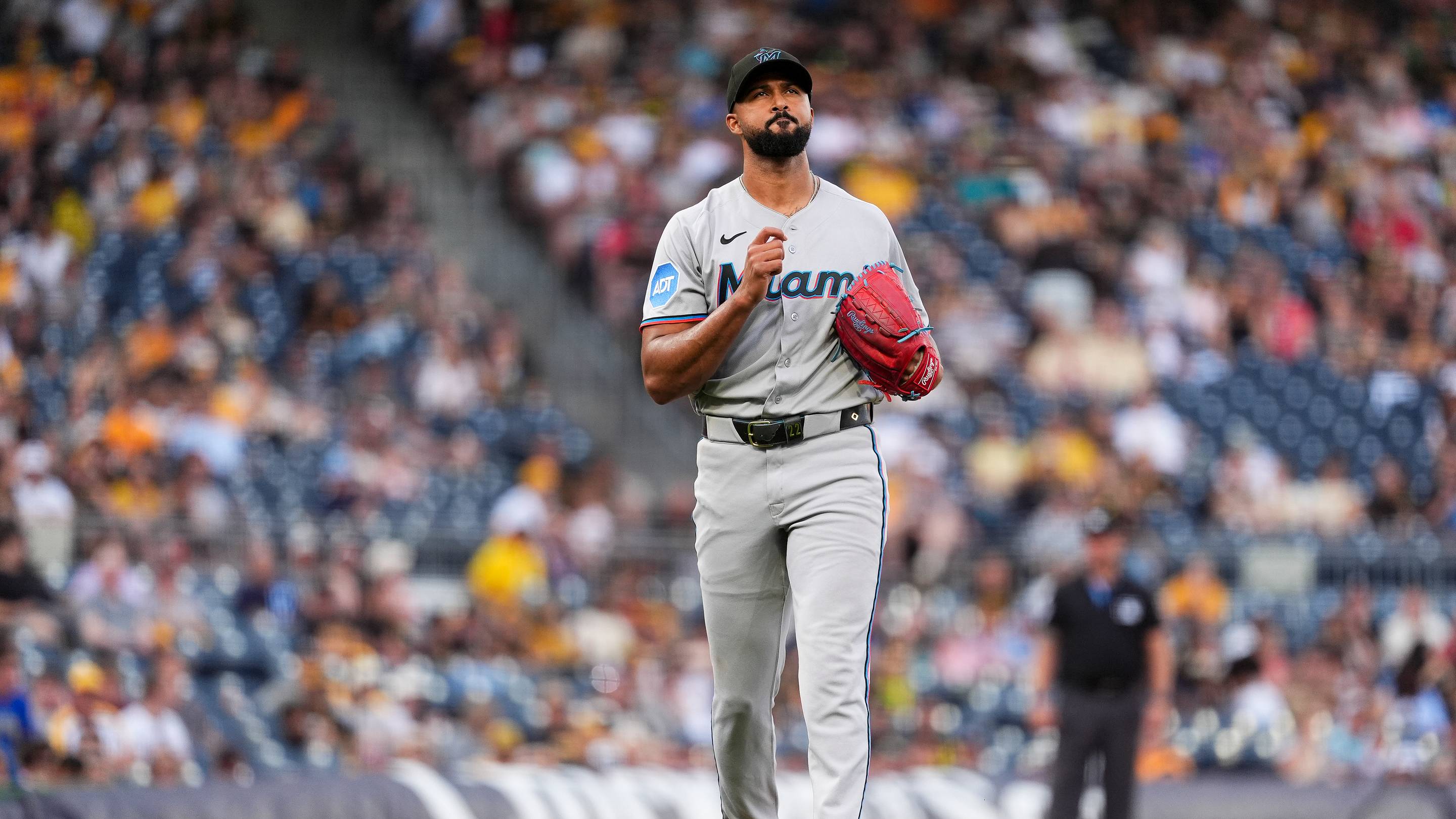 Marlins trade candidate Sandy Alcantara keeps his eyes on the prize