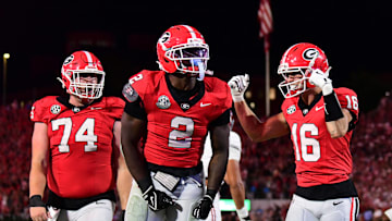 Josh McCray, Drew Bobo, London Humphreys, Georgia Bulldogs