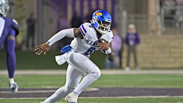 Kansas football quarterback Jalon Daniels