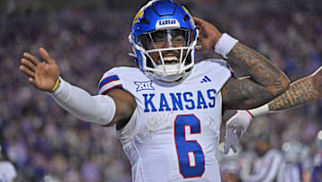 Kansas football quarterback Jalon Daniels