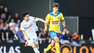 Luka Vuskovic in action against Anderlecht 