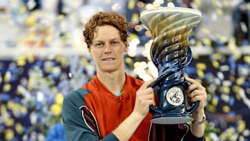 Jannik Sinner at the Cincinnati Open 2024