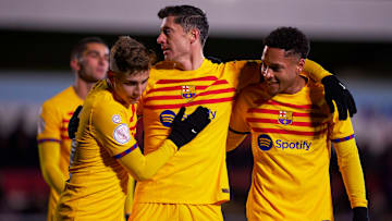 UD Barbastro v FC Barcelona - Copa Del Rey