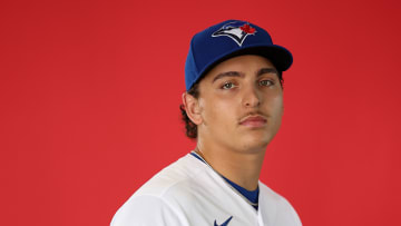 Ricky Tiedemann / Toronto Blue Jays Photo Day