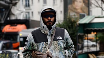 Street Style - Paris Fashion Week -  Menswear Fall Winter 2025/2026 - Day Two