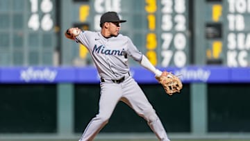 Miami Marlins v Colorado Rockies