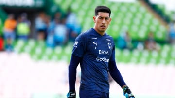 Esteban Andrada is in between the sticks for Rayados