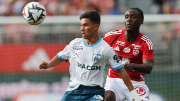 Enzo Sternal a fait ses débuts avec l'OM.