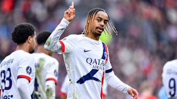 Barcola a réalisé un super match contre le Stade Rennais.