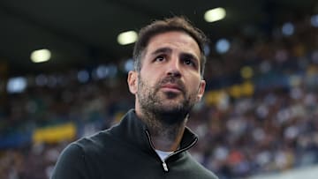 Cesc Fabregas sur le banc de Come contre Vérone