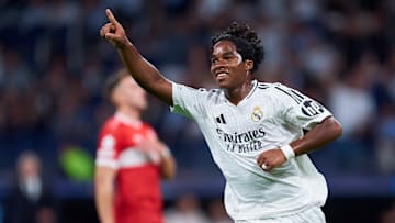 Endrick marcou o gol derradeiro da vitória merengue sobre o Stuttgart