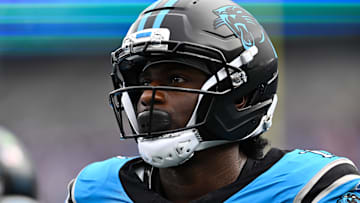 Carolina Panthers wide receiver Xavier Legette