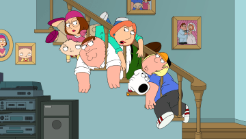 FAMILY GUY: In a special episode, the Griffins provide DVD commentary on a recent episode and reveal never-before-told drama between Peter and Lois in the "You Can't Handle the Booth" episode of FAMILY GUY airing Sunday, March 24 (9:00-9:30 PM ET/PT) on FOX. FAMILY GUY ª and © 2019 TCFFC ALL RIGHTS RESERVED. CR: FOX