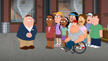 FAMILY GUY: PETER runs into Supreme Court Justice BRETT KAVANAUGH at a brewery tour, and the two become best friends, drinking the night into oblivion together. When Peter wakes up, he realizes their lives have swapped, and he joins the Supreme Court as Brett Kavanaugh, and Brett returns to Quahog as Peter. As Peter assimilates his way into the Supreme Court, he is forced to make a ruling on the constitutionality of gay marriage. Meanwhile, Brett tries to become friends with QUAGMIRE, CLEVELAND,