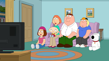 FAMILY GUY: When Meg starts dating a chicken she meets on a reality dating show, "Sex Farm", Peter disapproves of their love, prompting her to move out. Saddened by her absence, he decides to get her back from the Giant Chicken's House in the all-new “The Chicken or The Meg” episode of FAMILY GUY airing Sunday, Mar. 16 (9:30-10:00 PM ET/PT) on FOX.. FAMILY GUY © 2025 by 20th Television