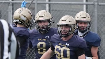 Sparta, NJ -- November 23, 2024 -- Tyler Houser (#8) of Pope John 