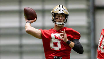 Saints QB Tyler Shough is now firmly on the fantasy football radar after the retirement of Derek Carr. 