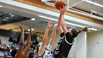 South Albany junior Taylor Donaldson is the Mid-Willamette Conference girls basketball player of the year.
