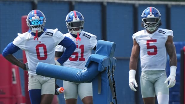 The New York Giants look to have Brian Burns, Kayvon Thibodeaux, and Abdul Carter on the field at the same time. The New York Giants look to have Brian Burns, Kayvon Thibodeaux, and Abdul Carter on the field at the same time.