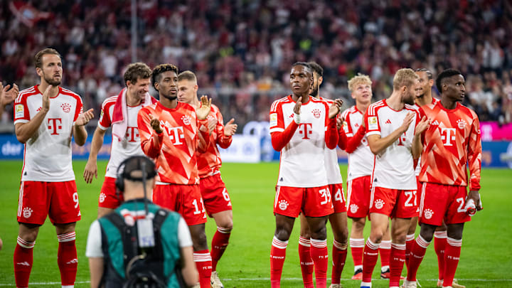 Kingsley Coman - in between a former Spurs forward and a current Spurs forward