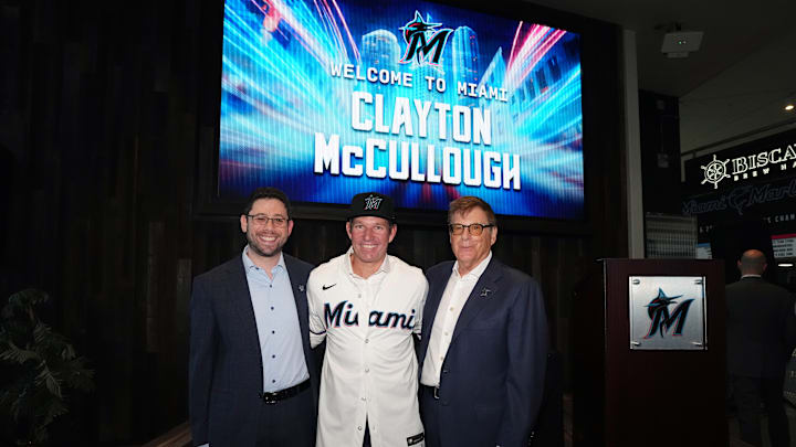 Miami Marlins Introduce Manager Clayton McCullough